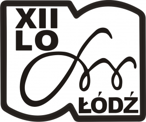 Logo XII LO w Łodzi
